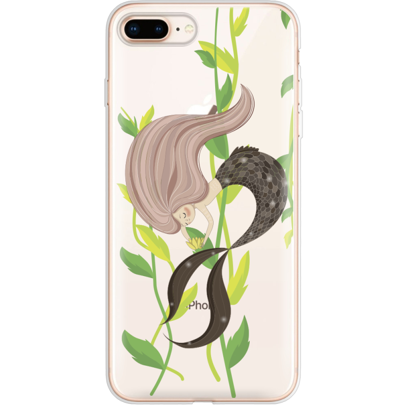 Прозрачный чехол Uprint Apple iPhone 7/8 Plus Cute Mermaid