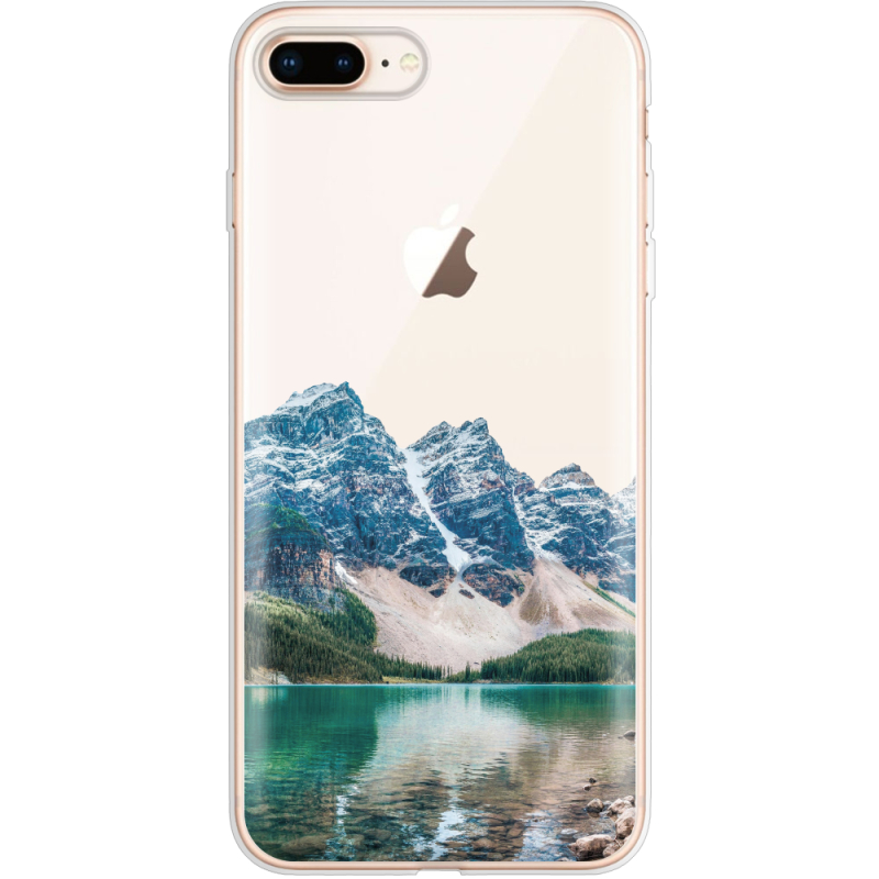 Прозрачный чехол Uprint Apple iPhone 7/8 Plus Blue Mountain