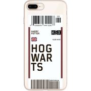 Прозрачный чехол Uprint Apple iPhone 7/8 Plus Ticket Hogwarts