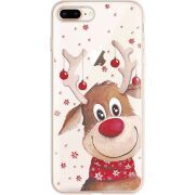 Прозрачный чехол Uprint Apple iPhone 7/8 Plus Winter Deer