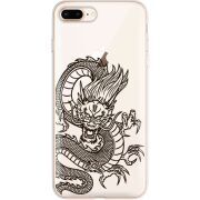 Прозрачный чехол Uprint Apple iPhone 7/8 Plus Chinese Dragon