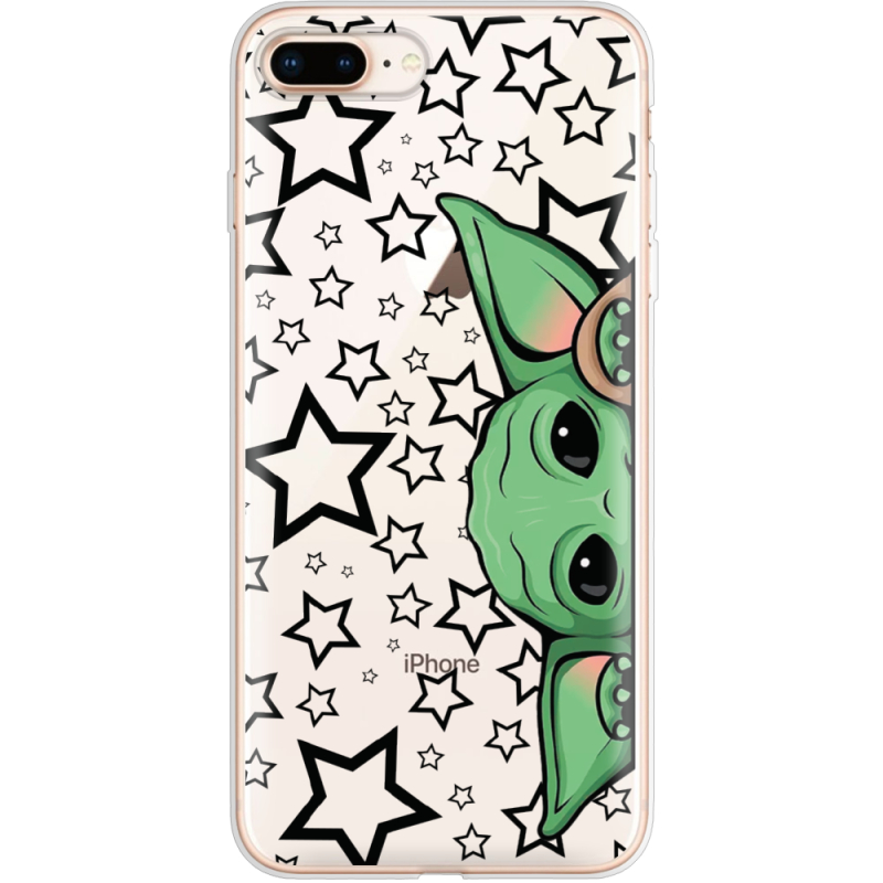 Прозрачный чехол Uprint Apple iPhone 7/8 Plus Baby Yoda