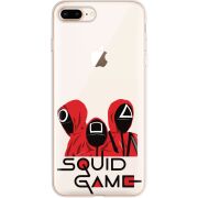 Прозрачный чехол Uprint Apple iPhone 7/8 Plus siquid game люди в красном
