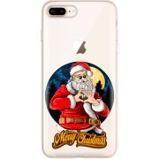 Прозрачный чехол Uprint Apple iPhone 7/8 Plus Cool Santa