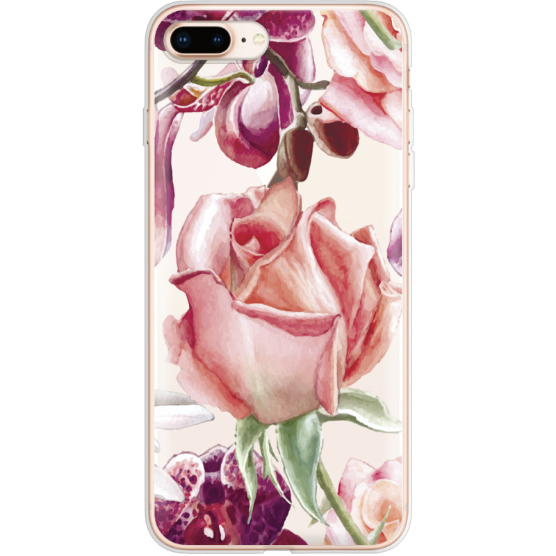 Прозрачный чехол Uprint Apple iPhone 7/8 Plus Rose