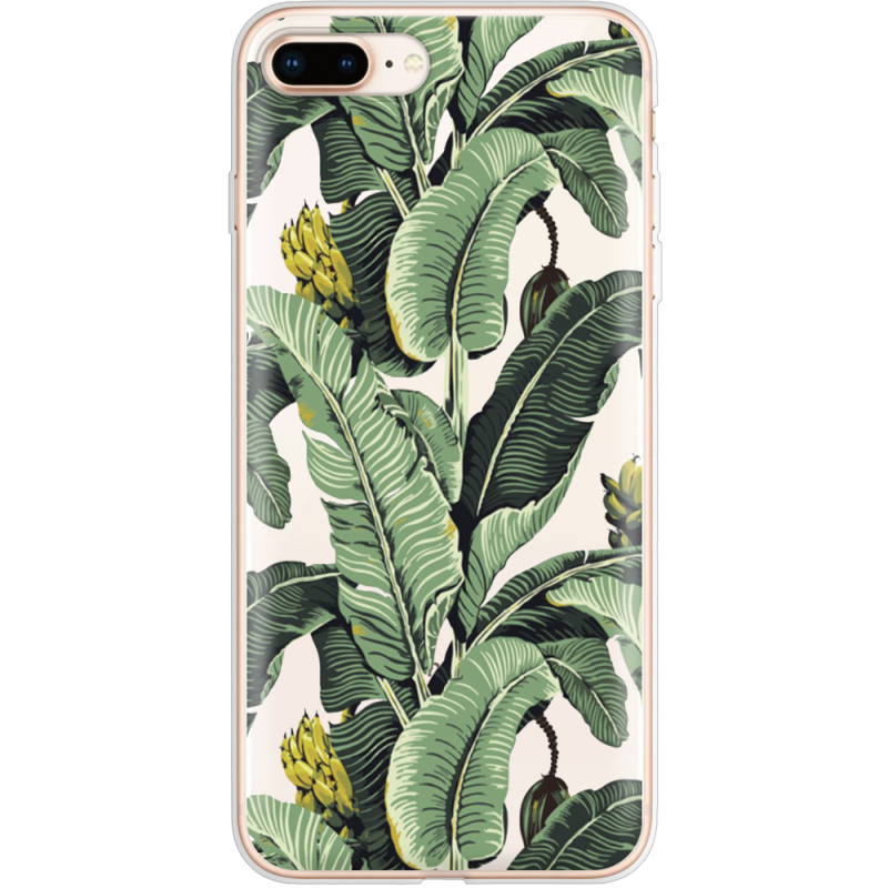 Прозрачный чехол Uprint Apple iPhone 7/8 Plus Banana Leaves