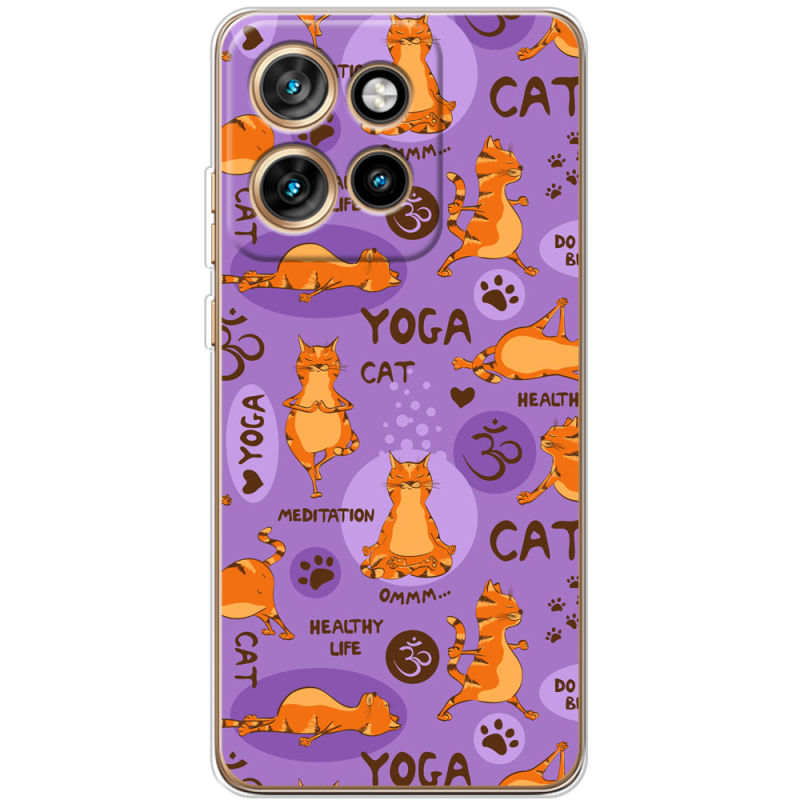 Чохол BoxFace Motorola Edge 50 Neo Yoga Cat