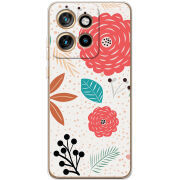 Чохол BoxFace Motorola Edge 50 Neo Line Flowers