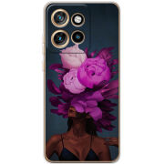 Чохол BoxFace Motorola Edge 50 Neo Exquisite Purple Flowers