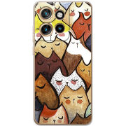 Чохол BoxFace Motorola Edge 50 Neo Sleepy Cats