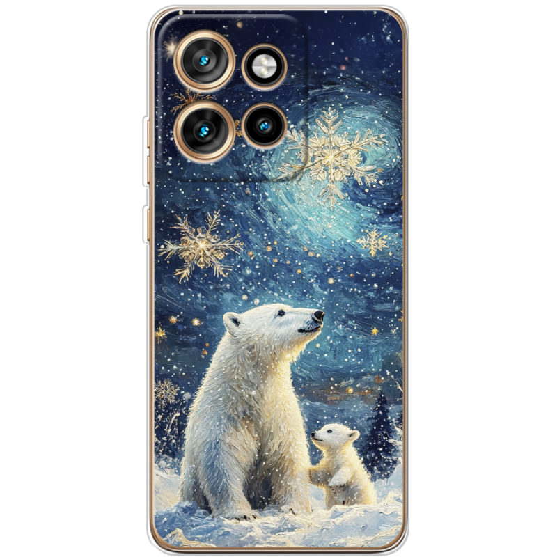 Чохол BoxFace Motorola Edge 50 Neo Північні ведмеді