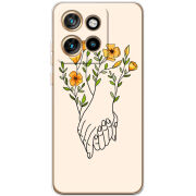 Чохол BoxFace Motorola Edge 50 Neo Flower Hands