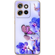 Чохол BoxFace Motorola Edge 50 Neo Orchids and Butterflies