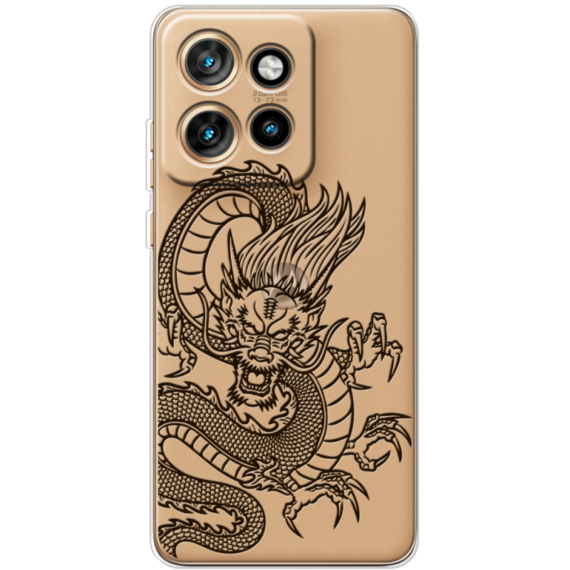 Прозорий чохол BoxFace Motorola Edge 50 Neo Chinese Dragon