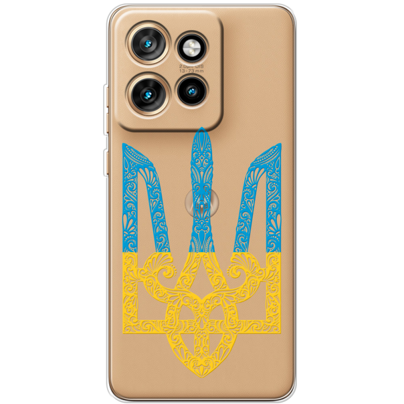 Прозорий чохол BoxFace Motorola Edge 50 Neo Gold Trident