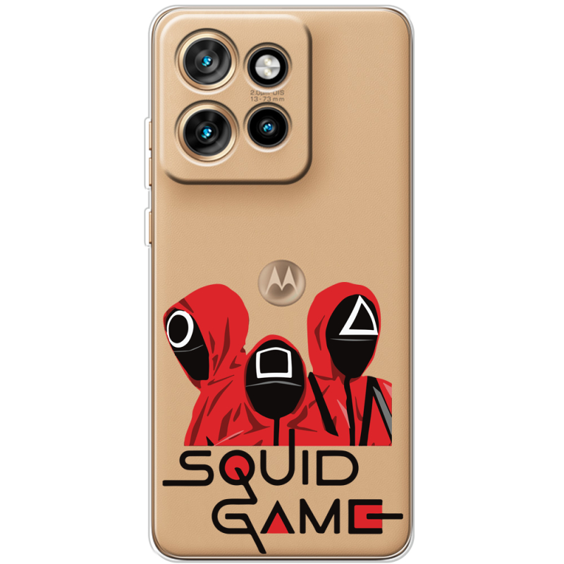 Прозорий чохол BoxFace Motorola Edge 50 Neo siquid game люди в красном