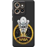 Чорний чохол BoxFace Motorola Edge 50 Neo NASA Spaceship