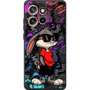 Чорний чохол BoxFace Motorola Edge 50 Neo Малий вухань