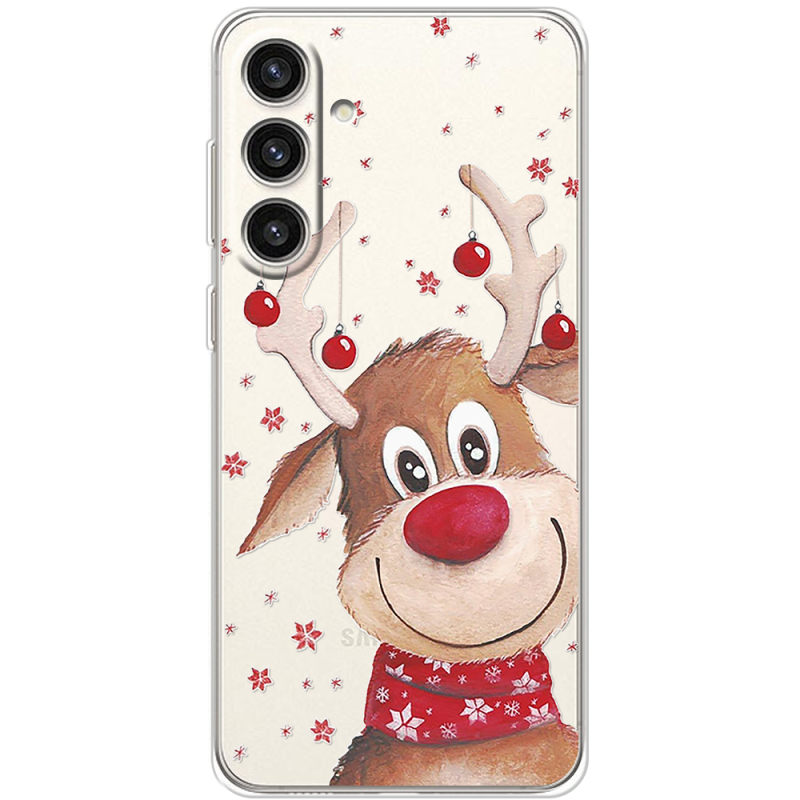 Прозорий чохол BoxFace Samsung Galaxy S25 Plus (S936) Winter Deer