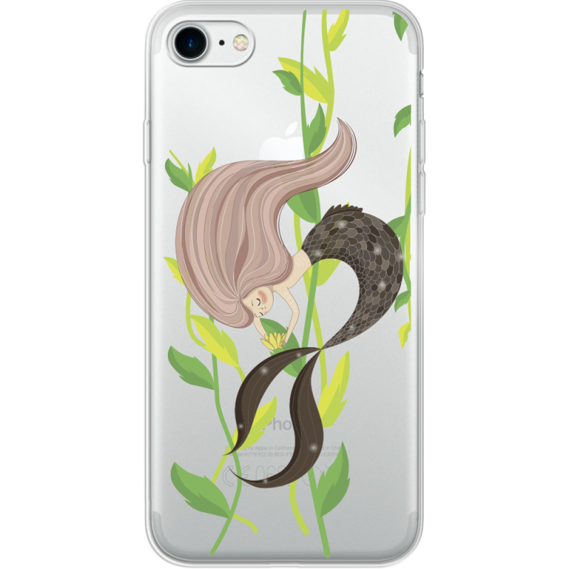Прозрачный чехол Uprint Apple iPhone 7/8 Cute Mermaid