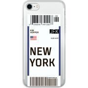 Прозрачный чехол Uprint Apple iPhone 7/8 Ticket New York