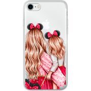 Прозрачный чехол Uprint Apple iPhone 7/8 Mouse Girls