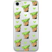 Прозрачный чехол Uprint Apple iPhone 7/8 Pattern Baby Yoda