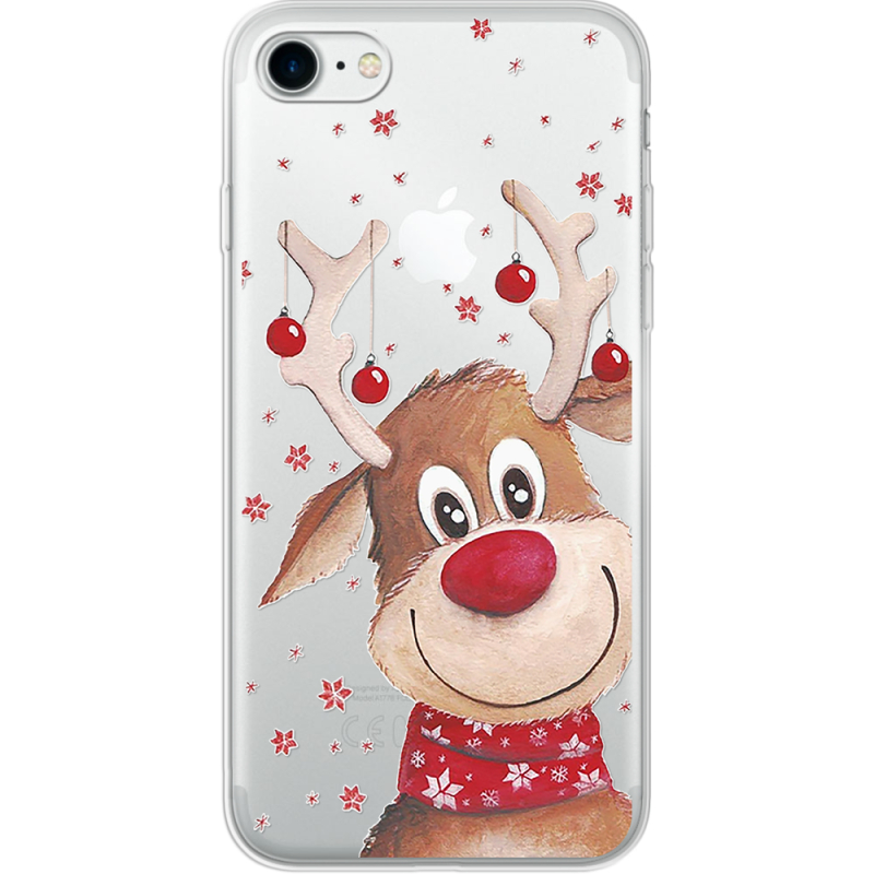 Прозрачный чехол Uprint Apple iPhone 7/8 Winter Deer