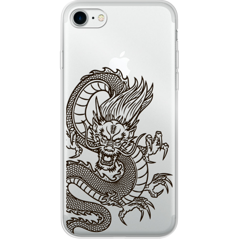 Прозрачный чехол Uprint Apple iPhone 7/8 Chinese Dragon