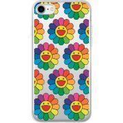 Прозрачный чехол Uprint Apple iPhone 7/8 Hippie Flowers