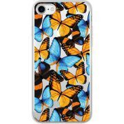 Прозрачный чехол Uprint Apple iPhone 7/8 Butterfly Morpho