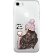 Прозрачный чехол Uprint Apple iPhone 7/8 love is in the air