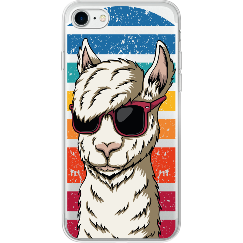 Прозрачный чехол Uprint Apple iPhone 7/8 Стильна Лама