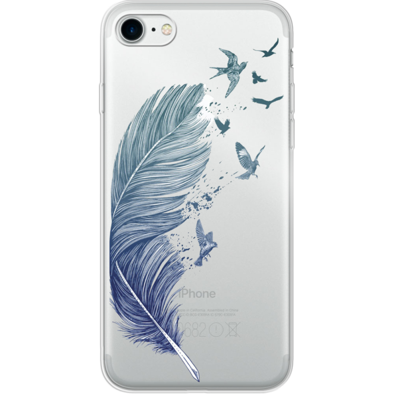 Прозрачный чехол Uprint Apple iPhone 7/8 Feather