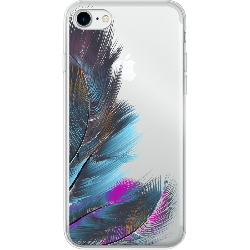 Прозрачный чехол Uprint Apple iPhone 7/8 Feathers