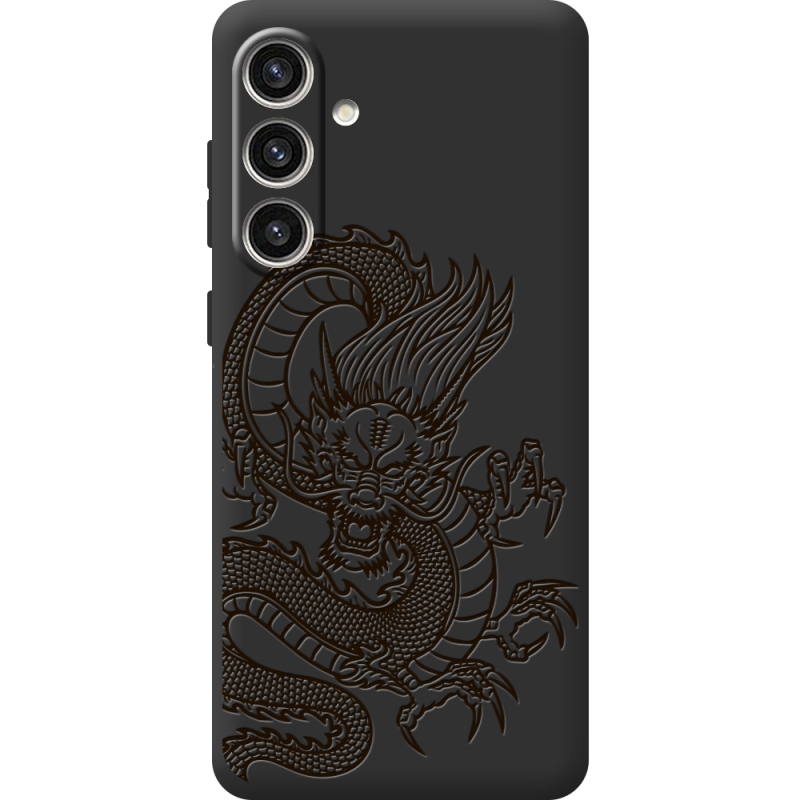 Чорний чохол BoxFace Samsung Galaxy S25 Plus (S936) Chinese Dragon