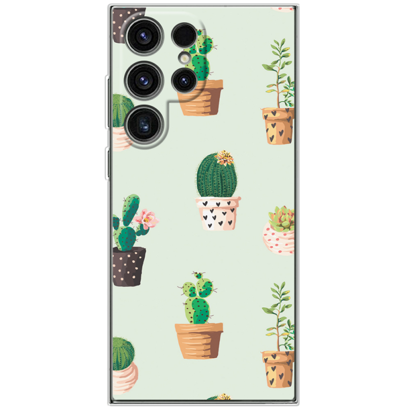 Чохол BoxFace Samsung Galaxy S25 Ultra L-green Cacti