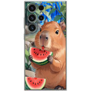Чохол BoxFace Samsung Galaxy S25 Ultra Капібара з кавуном
