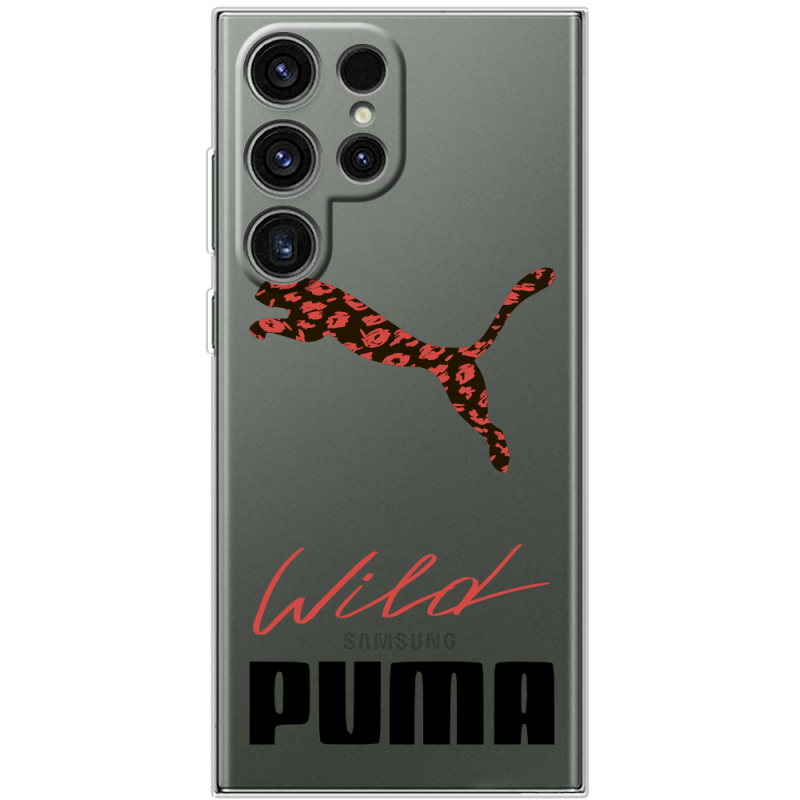 Прозорий чохол BoxFace Samsung Galaxy S25 Ultra Wild Cat
