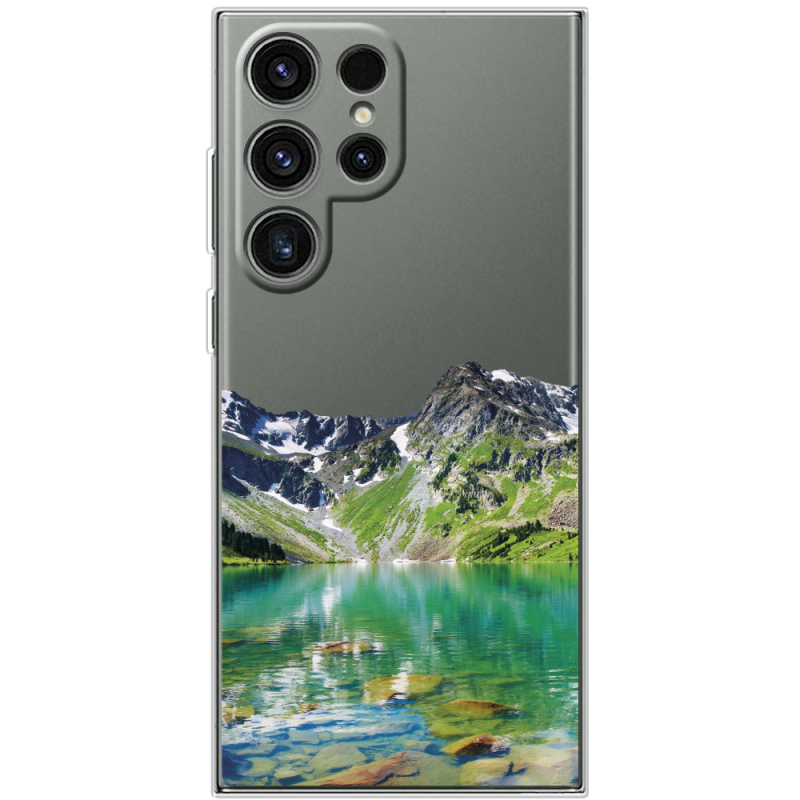 Прозорий чохол BoxFace Samsung Galaxy S25 Ultra Green Mountain