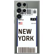 Прозорий чохол BoxFace Samsung Galaxy S25 Ultra Ticket New York