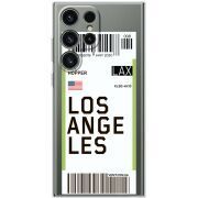 Прозорий чохол BoxFace Samsung Galaxy S25 Ultra Ticket Los Angeles