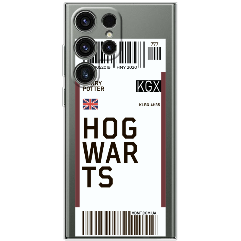 Прозорий чохол BoxFace Samsung Galaxy S25 Ultra Ticket Hogwarts