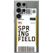 Прозорий чохол BoxFace Samsung Galaxy S25 Ultra Ticket Springfield