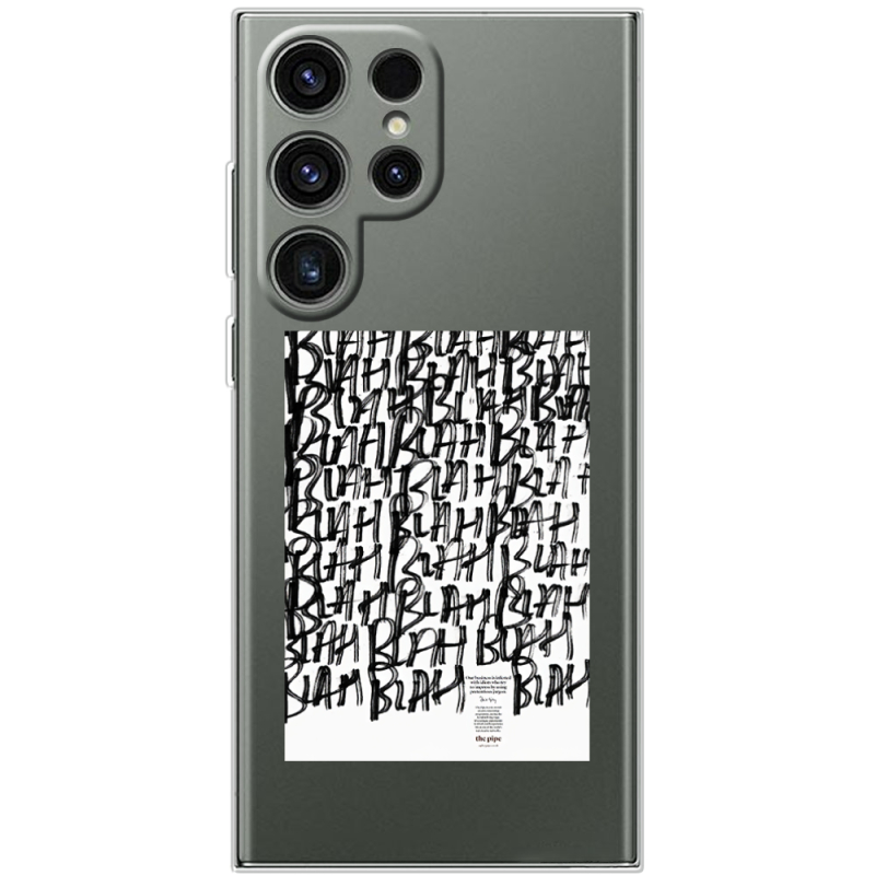 Прозорий чохол BoxFace Samsung Galaxy S25 Ultra Blah Blah