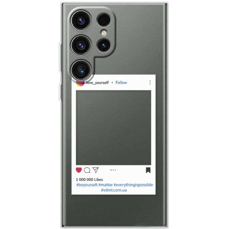 Прозорий чохол BoxFace Samsung Galaxy S25 Ultra Insta