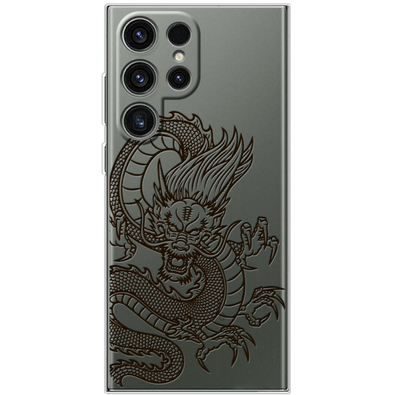 Прозорий чохол BoxFace Samsung Galaxy S25 Ultra Chinese Dragon