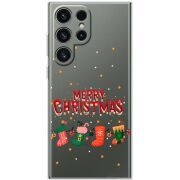 Прозорий чохол BoxFace Samsung Galaxy S25 Ultra Merry Christmas