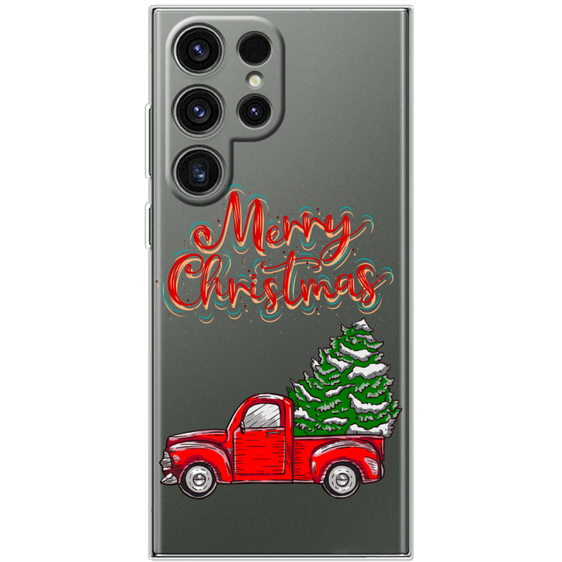 Прозорий чохол BoxFace Samsung Galaxy S25 Ultra Holiday Car