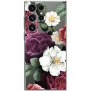 Прозорий чохол BoxFace Samsung Galaxy S25 Ultra Floral Dark Dreams